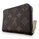 ルイヴィトン ジッピー コインパース ダークブラウン モノグラム グレインレザー ゴールド金具 M60067