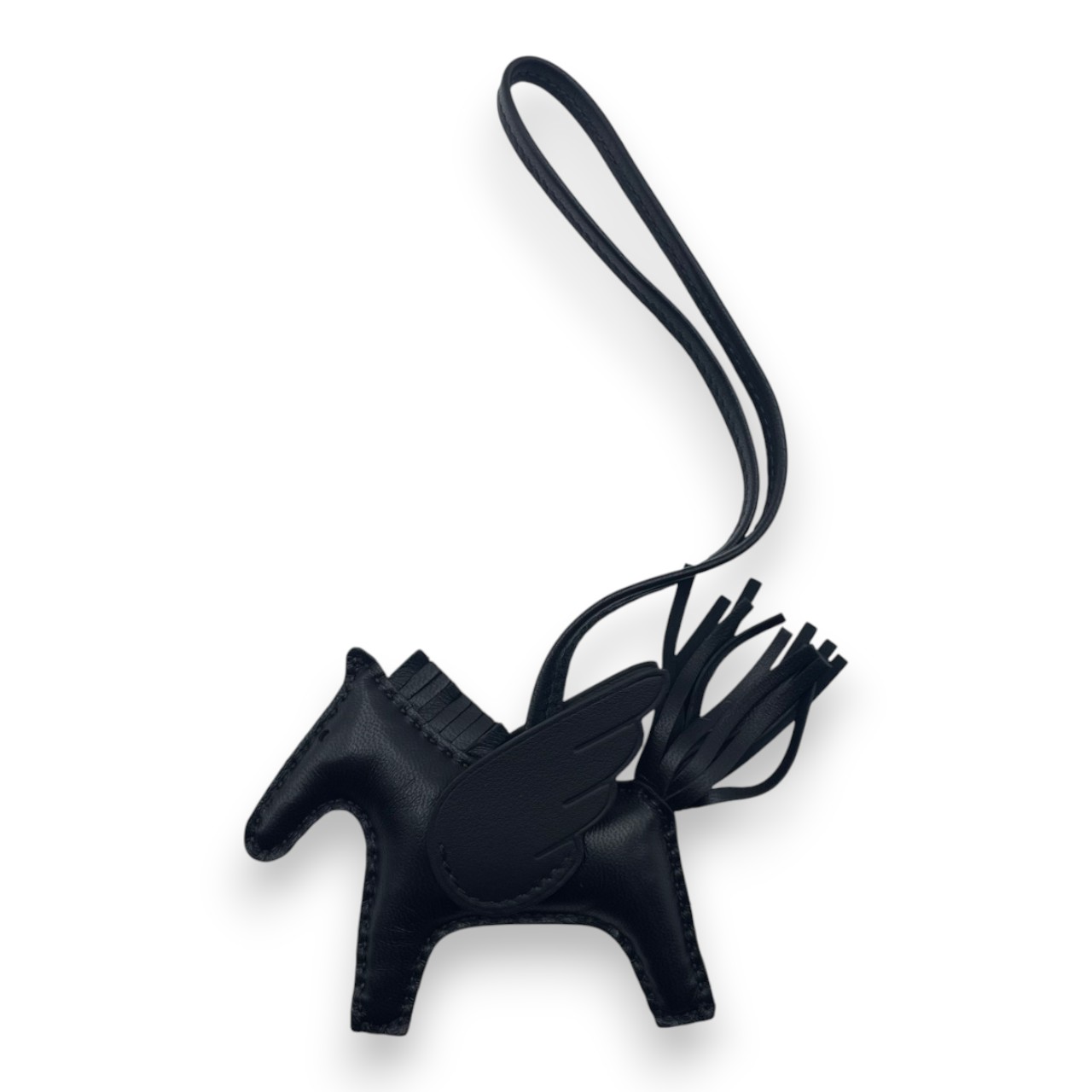 エルメス ペガサスチャーム PM ソーブラック K刻印