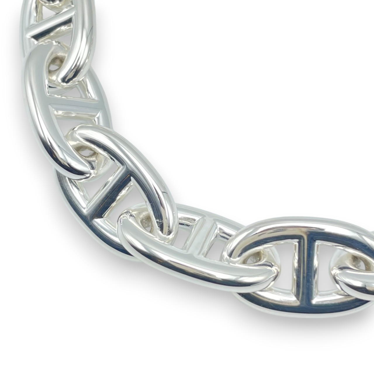 エルメス シェーヌ・ダンクル ブレスレット TGM シルバー925 11コマ