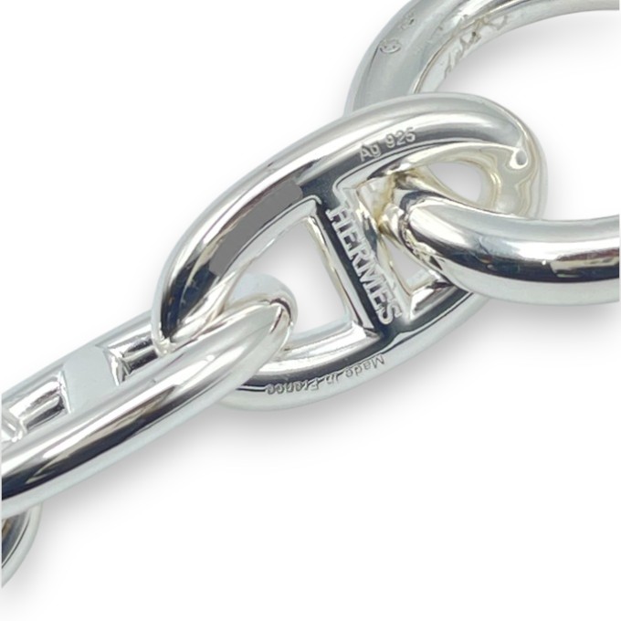 エルメス シェーヌ・ダンクル ブレスレット TGM シルバー925 11コマ