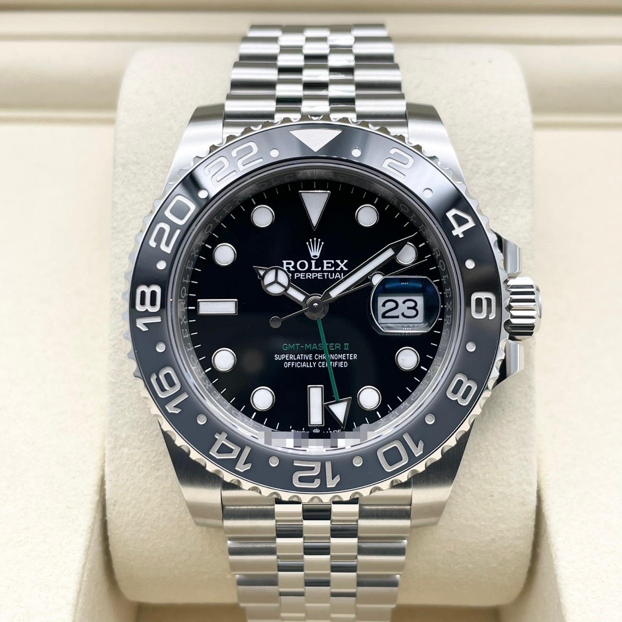 ロレックス GMTマスターII 126710GRNR ブラック ジュビリーブレスレット 40mm