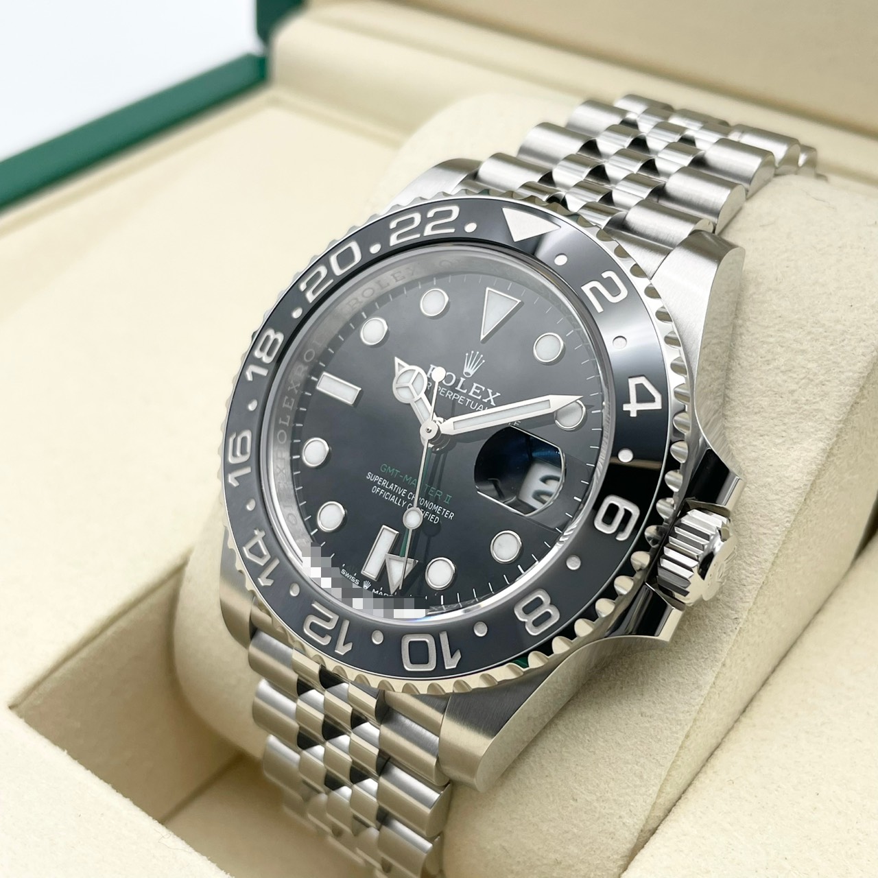 ロレックス GMTマスターII 126710GRNR ブラック ジュビリーブレスレット 40mm