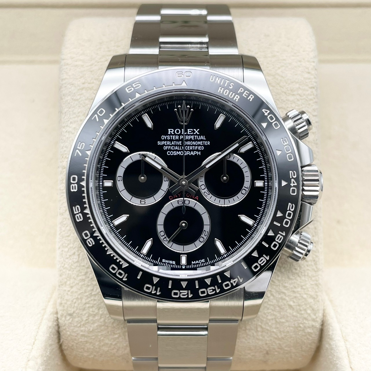 ロレックス デイトナ 126500LN ブラック ステンレススチール 40mm