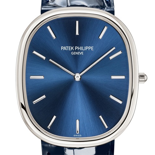 パテックフィリップ ゴールデン・エリプス 5738P‐001 プラチナブルー