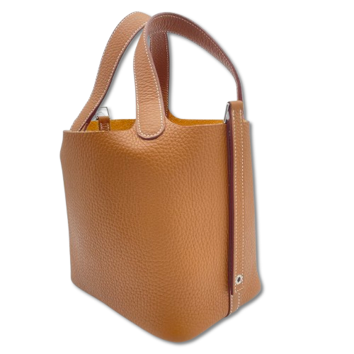 エルメス ピコタンロック PM ゴールド トリヨンクレマンス シルバー金具　B刻印