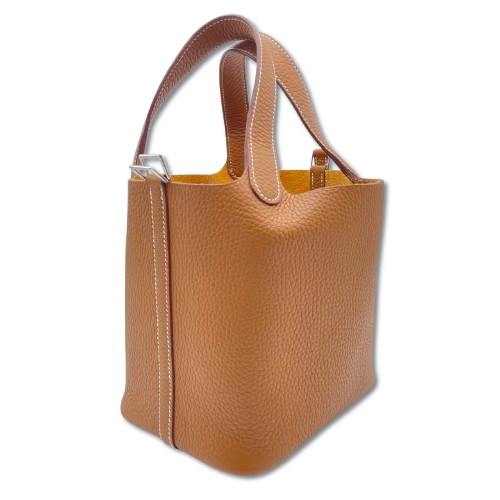 エルメス ピコタンロック PM ゴールド トリヨンクレマンス シルバー金具　B刻印