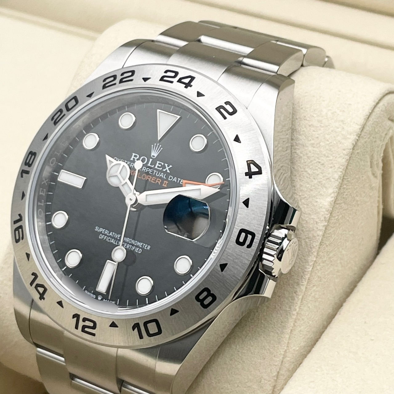 ロレックス エクスプローラーII 226570 オイスターブレスレット ブラック 42mm