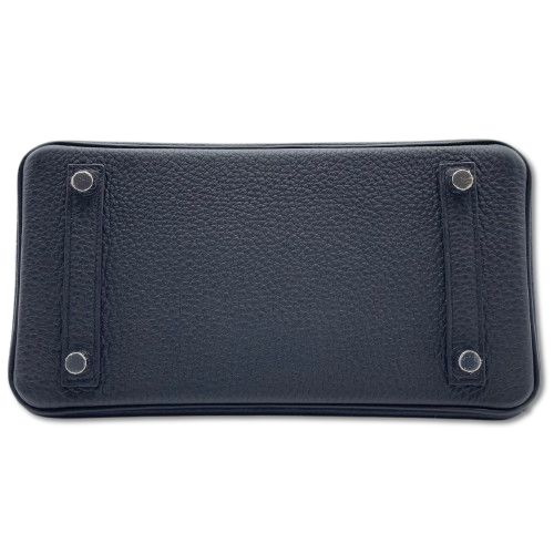 エルメス バーキン 25 ノワール トゴ マットシルバー金具 K刻印