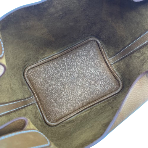エルメス ピコタンロック PM ゴールド バレニアフォーブル シルバー金具 K刻印