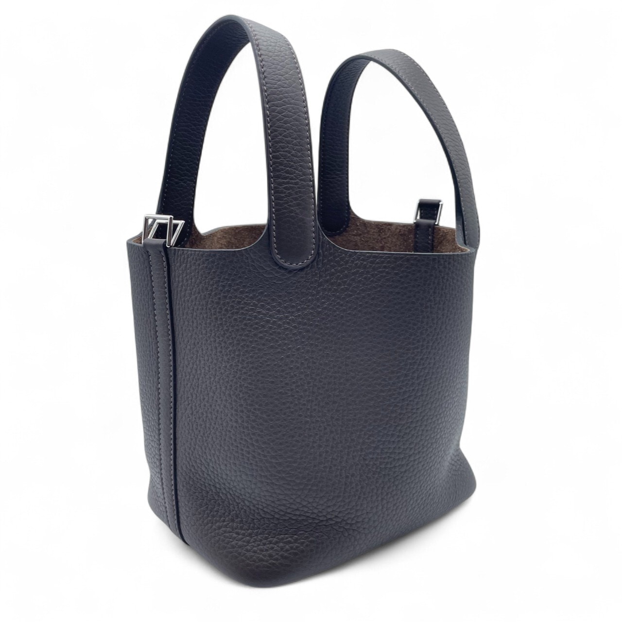 【新品未使用】HERMES ピコタンロック PMサイズ　エベンヌ　K刻印 エルメス ピコタンロック PM エベンヌ トリヨンクレマンス