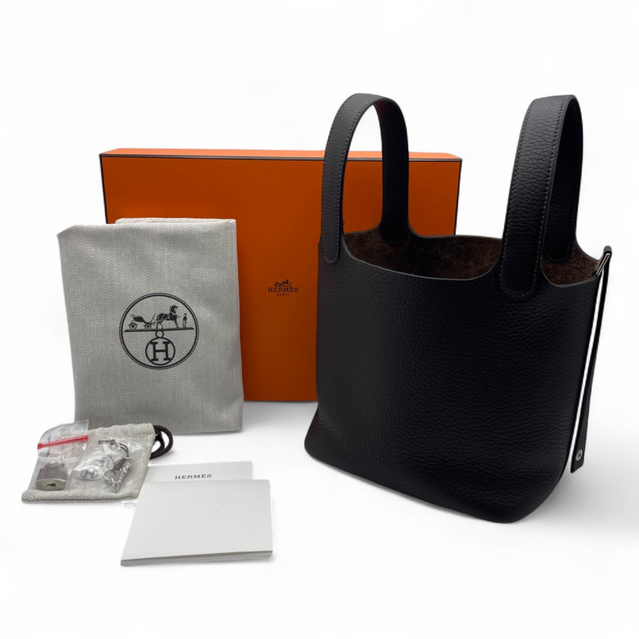 【新品未使用】HERMES ピコタンロック PMサイズ エベンヌ K刻印 エルメス ピコタンロック PM エベンヌ トリヨンクレマンス