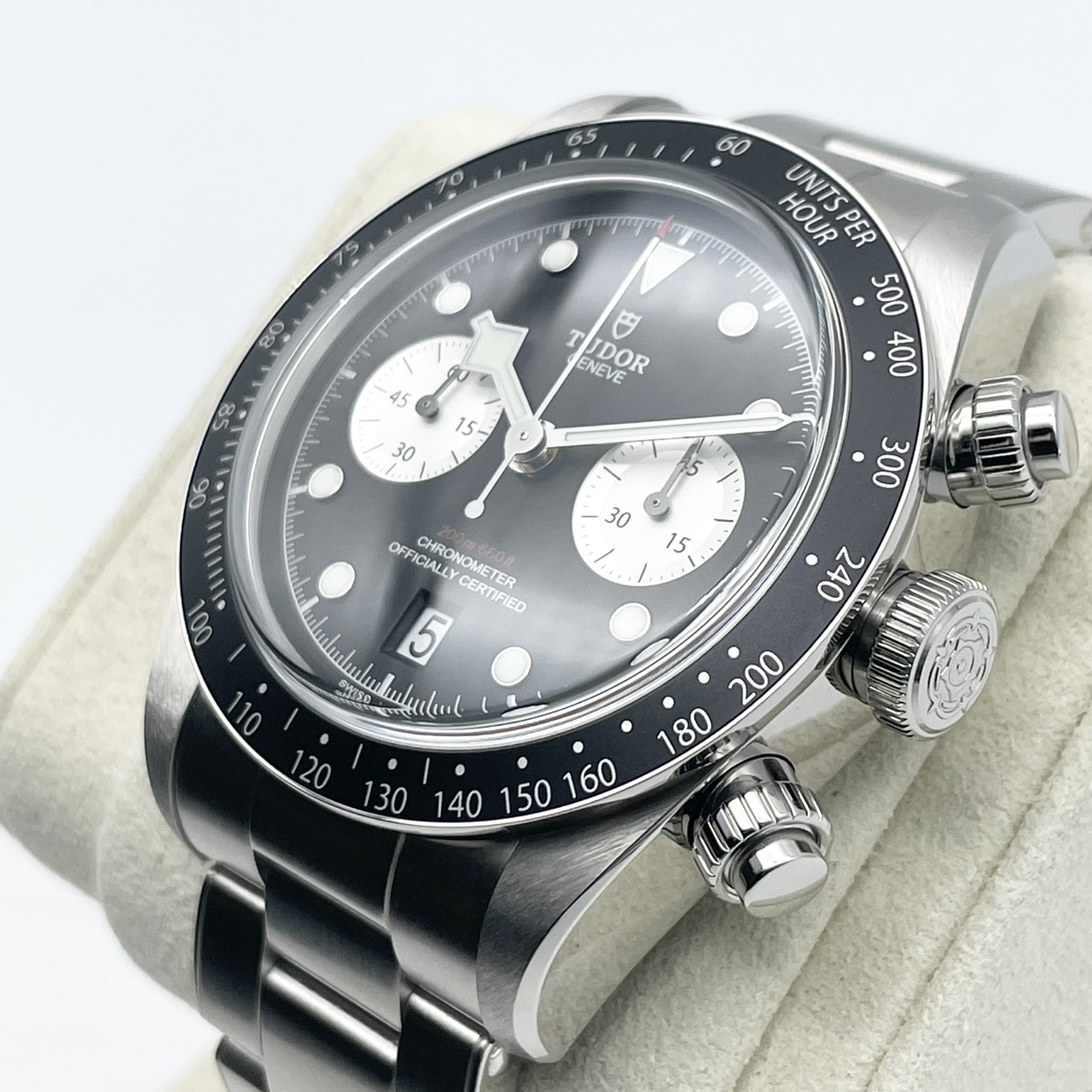 チューダー ブラックベイ クロノ 79360N ブラック ステンレススチール 41mm