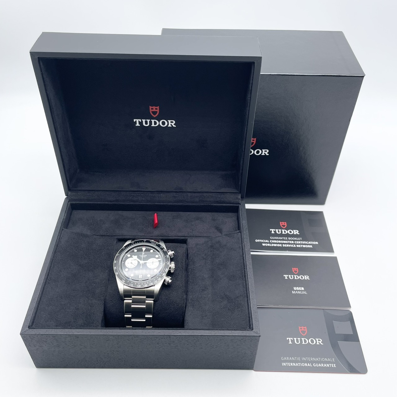 チューダー ブラックベイ クロノ 79360N ブラック ステンレススチール 41mm