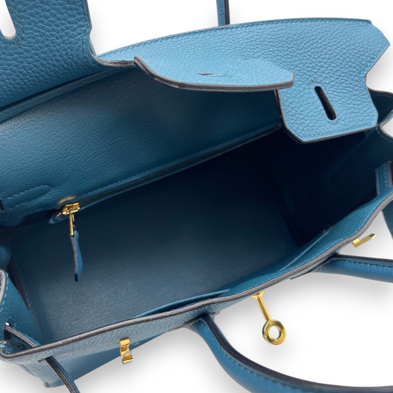 エルメス バーキン 25 コバルト トゴ ゴールド金具 X刻印