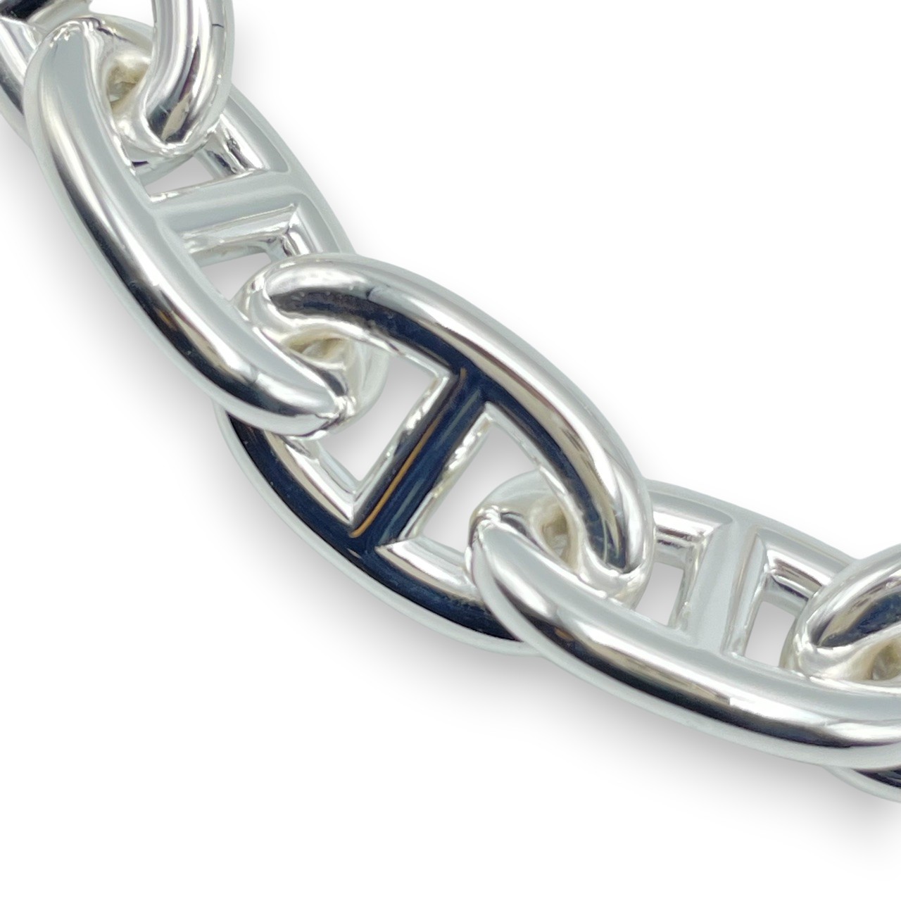 エルメス シェーヌ・ダンクル ブレスレット TGM シルバー925 11コマ