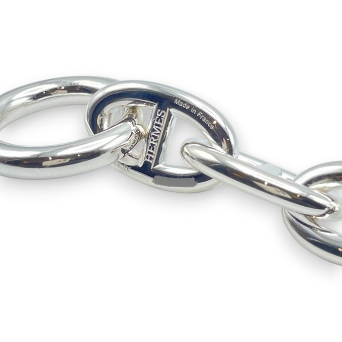 エルメス シェーヌ・ダンクル ブレスレット TGM シルバー925 11コマ