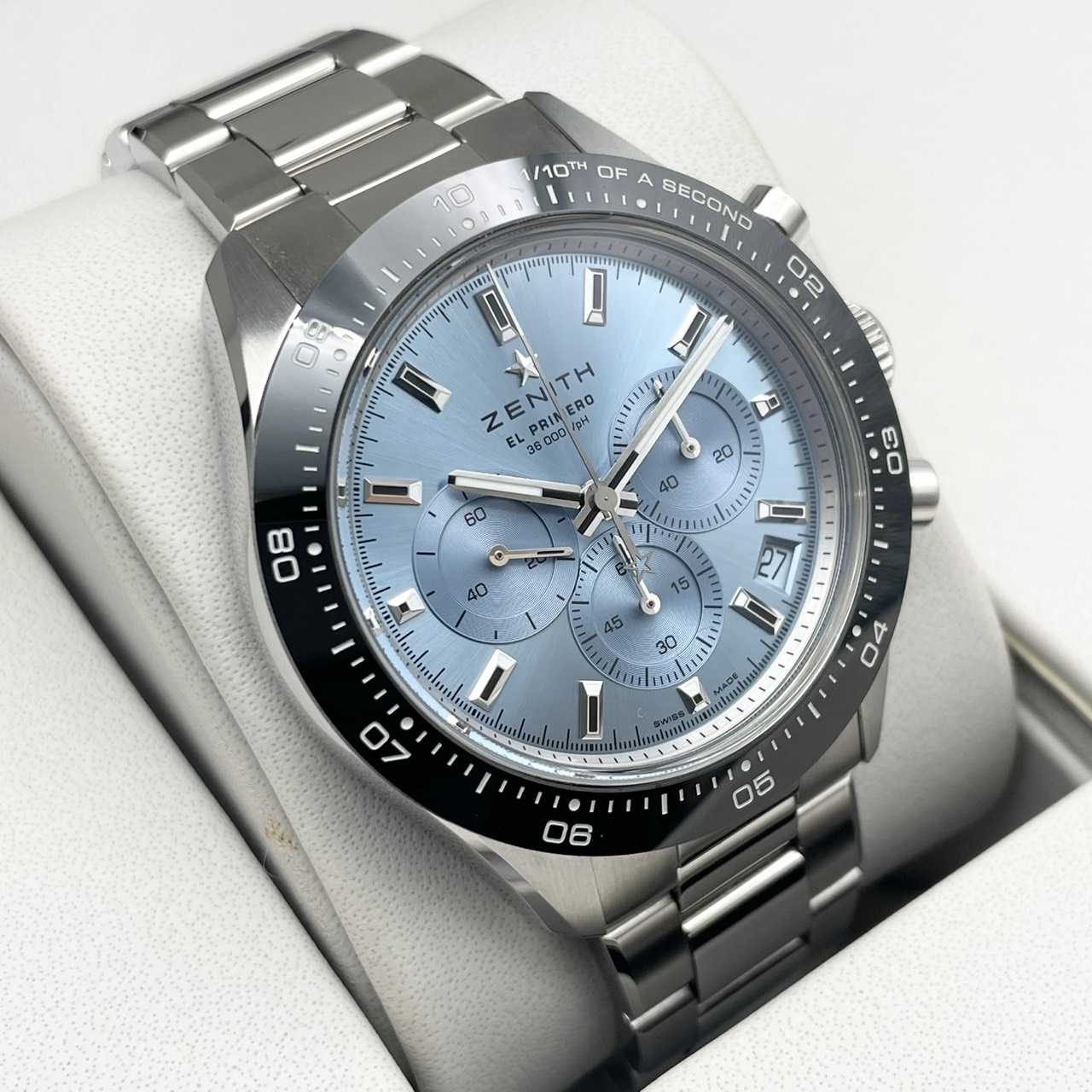 【定価148.5万円！】ゼニス クロノマスター スポーツ 03.3105.3600/52.M3100 ヨシダ スペシャル エディション アイスブルー 41mm
