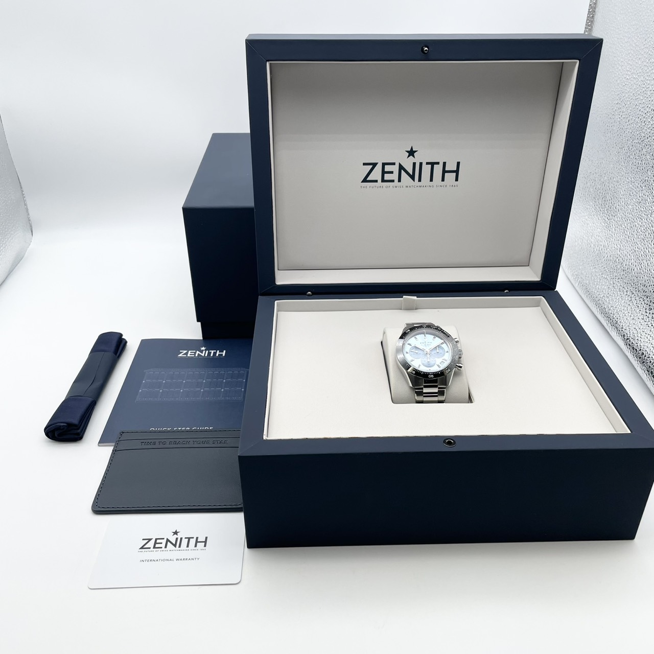 【定価148.5万円！】ゼニス クロノマスター スポーツ 03.3105.3600/52.M3100 ヨシダ スペシャル エディション アイスブルー 41mm