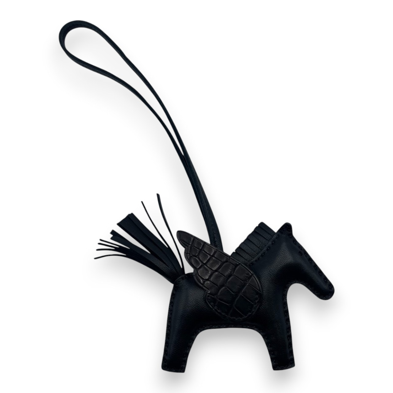 エルメス ペガサスチャーム タッチ PM ソーブラック アニョーミロ