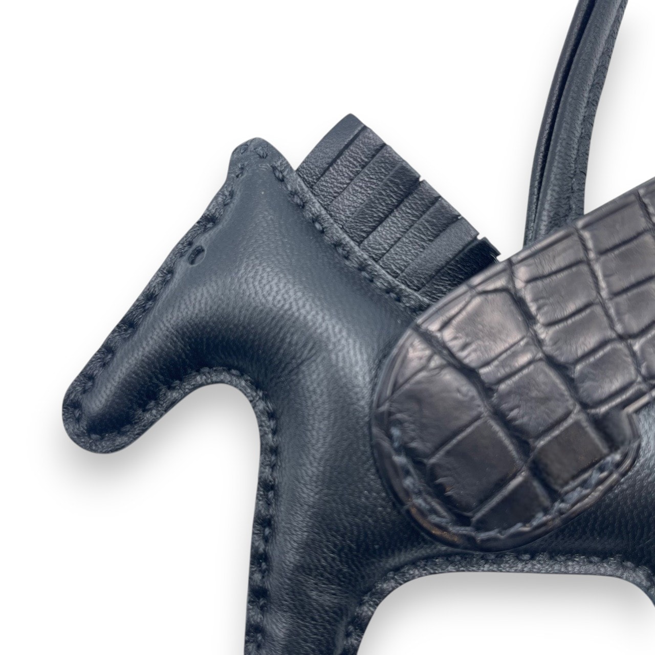 エルメス ペガサスチャーム タッチ PM ソーブラック アニョーミロ