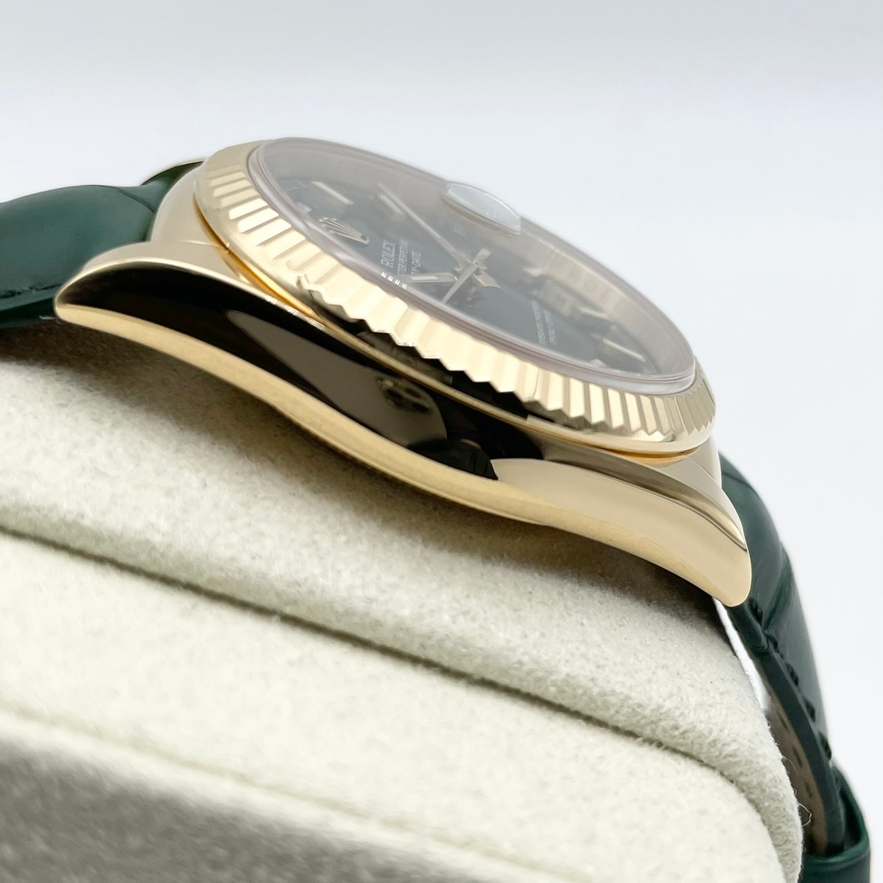 ロレックス デイデイト 118138 グリーン イエローゴールド 36mm