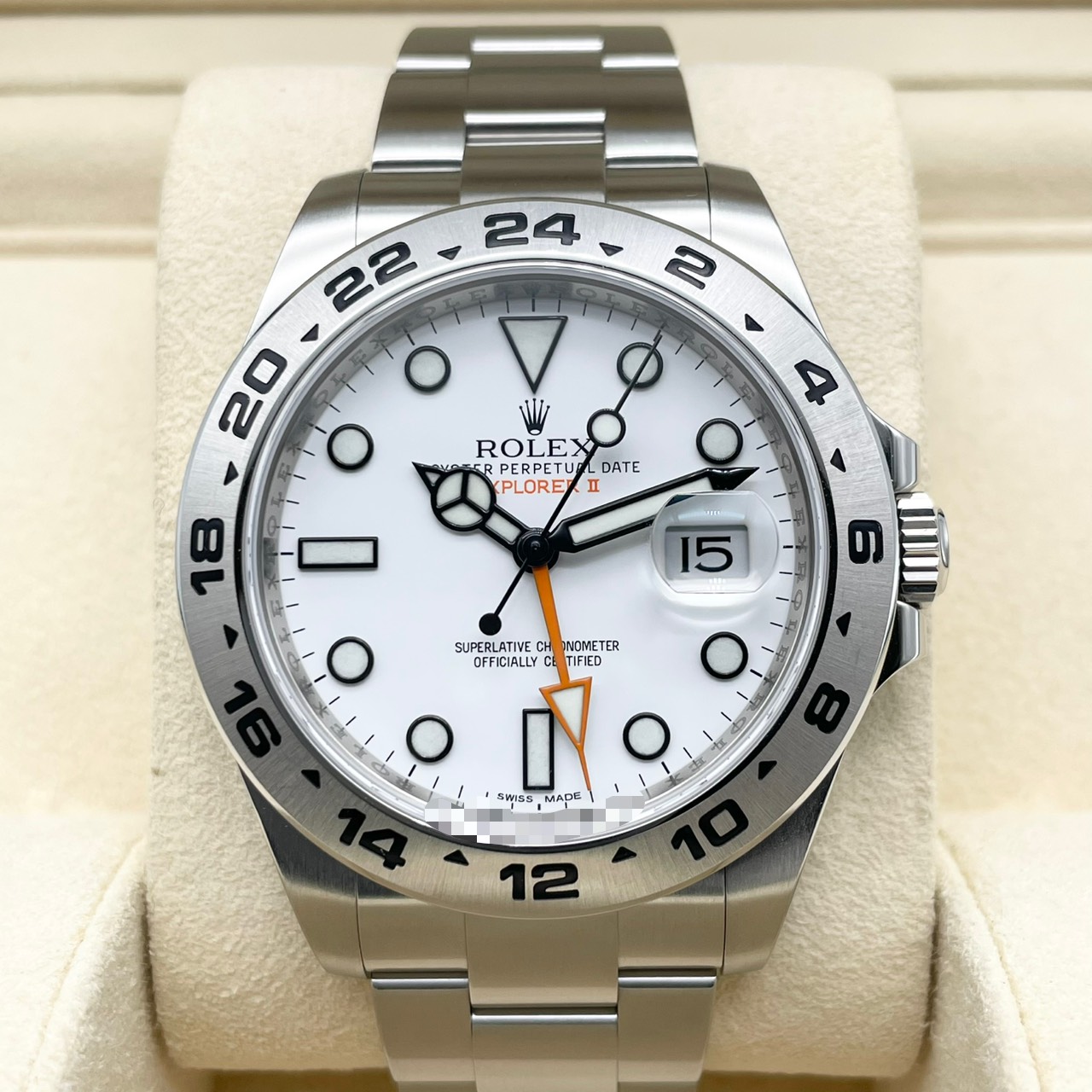 ロレックス エクスプローラーII 216570 ホワイト ステンレススチール 42mm