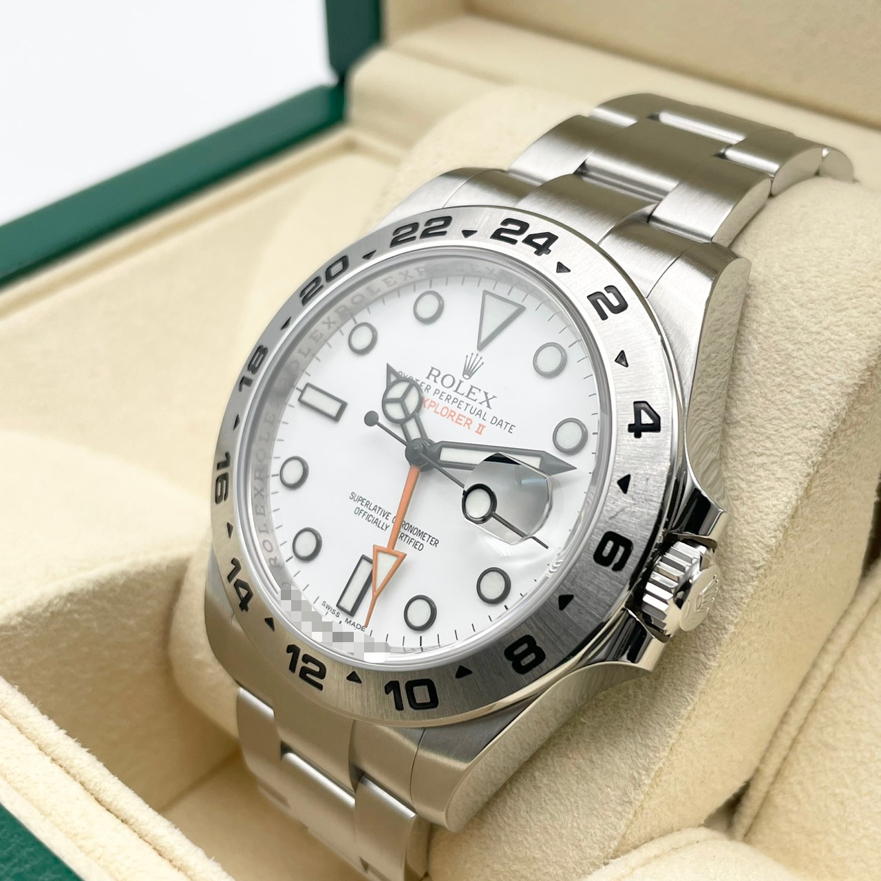 ロレックス エクスプローラーII 216570 ホワイト ステンレススチール 42mm