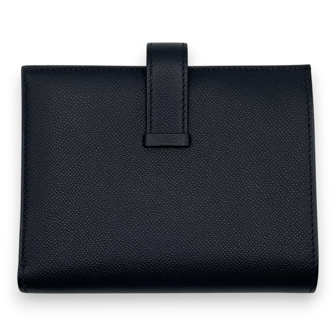エルメス ベアンコンパクト ノワール ヴォーマダム ゴールド金具 K刻印
