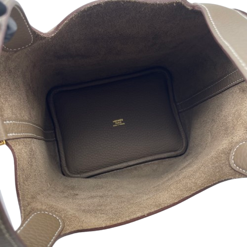 エルメス ピコタンロック PM エトゥープ トリヨンクレマンス ゴールド金具 B刻印