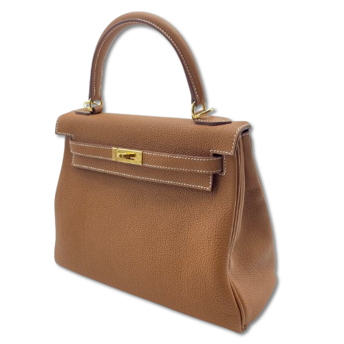 エルメス ケリー 25 ゴールド トゴ ゴールド金具 W刻印 - ブランド品