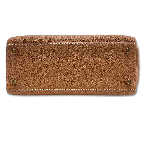 エルメス ケリー 25 ゴールド トゴ ゴールド金具 W刻印