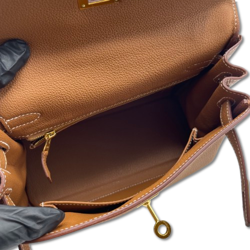 エルメス ケリー 25 ゴールド トゴ ゴールド金具 W刻印