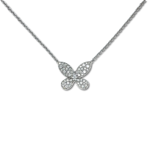 グラフ バタフライ ダイヤモンド ミニ ペンダント RGP550 ホワイトゴールド