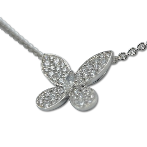 グラフ バタフライ ダイヤモンド ミニ ペンダント RGP550 ホワイトゴールド