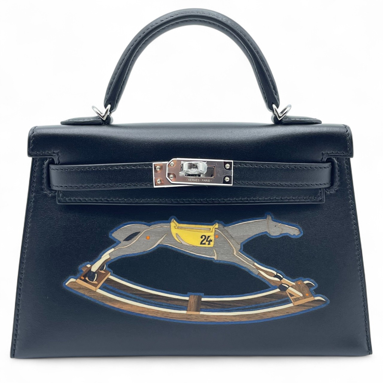 エルメス ミニケリー シュヴァル・ド・ボワ ノワール タデラクト