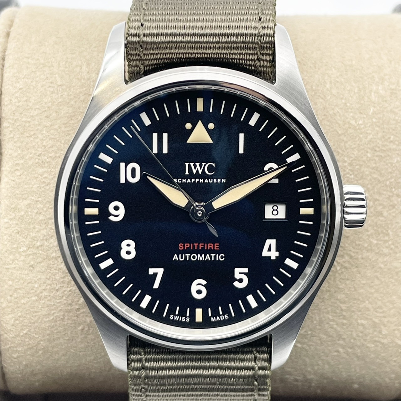 【定価約72万円！】IWC アイ・ダブリュー・シー　パイロット IW326801 スピットファイア ステンレススチール ブラック 39mm