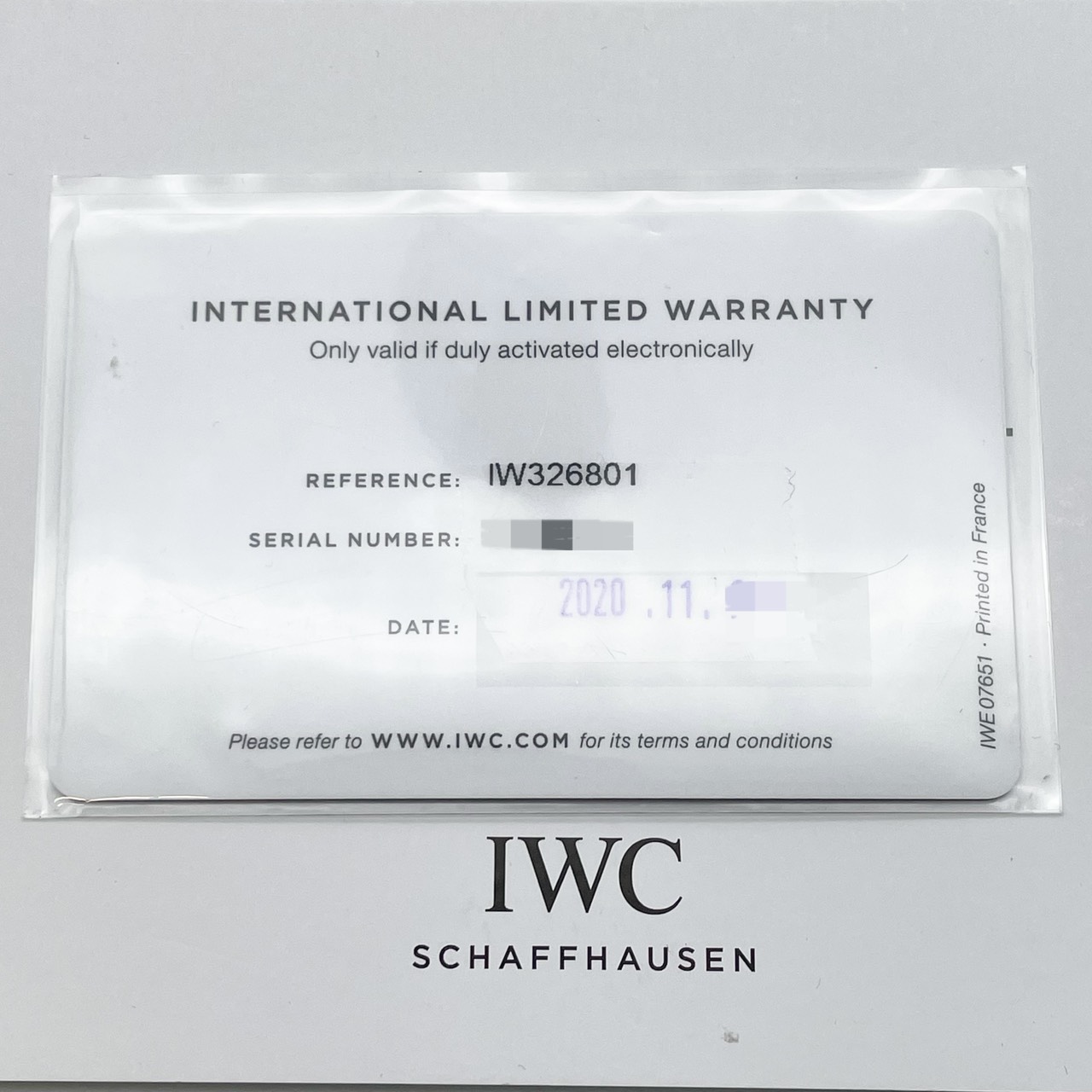 【定価約72万円！】IWC アイ・ダブリュー・シー　パイロット IW326801 スピットファイア ステンレススチール ブラック 39mm