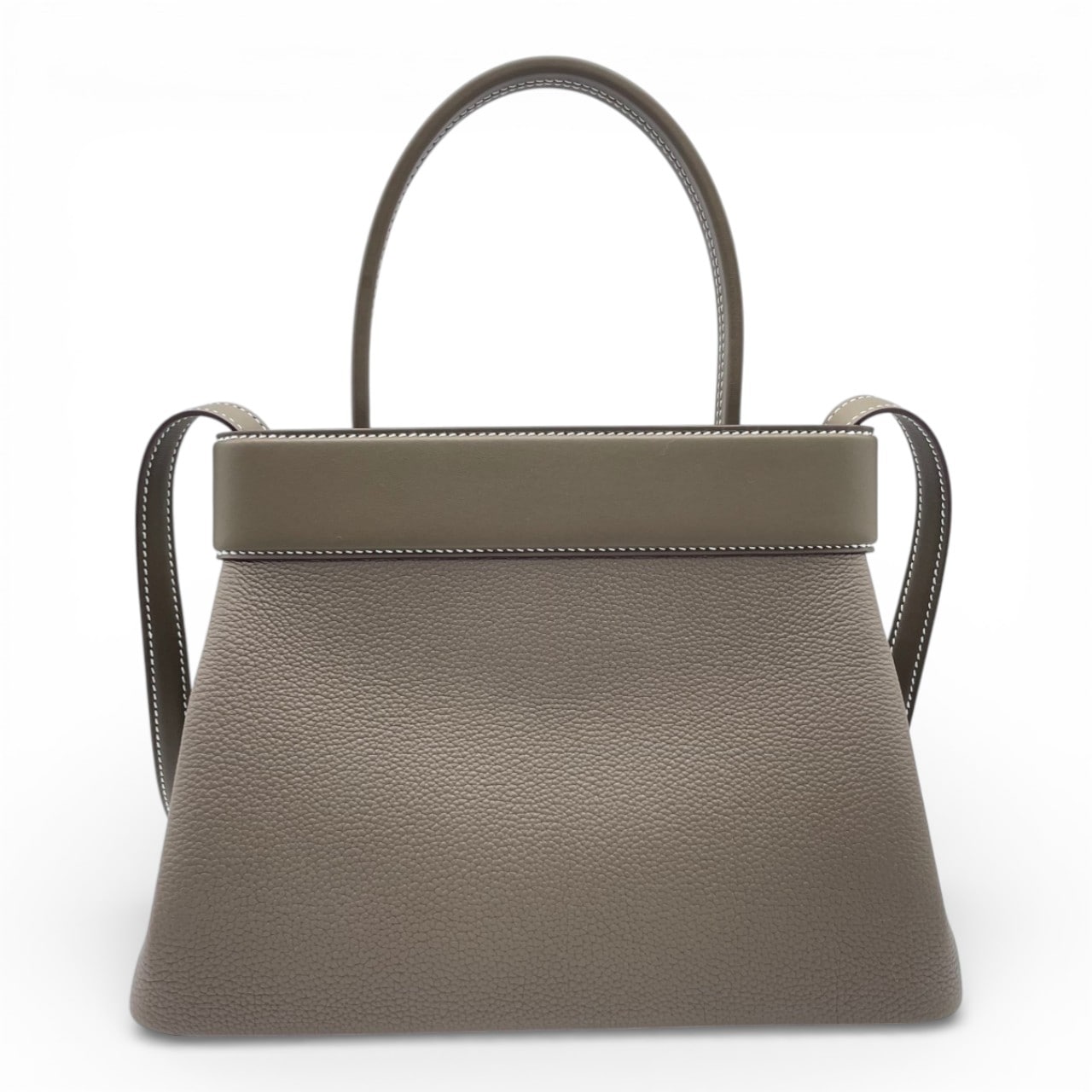 エルメス メドール 27 エトゥープ トゴ/スイフト シルバー金具 K刻印