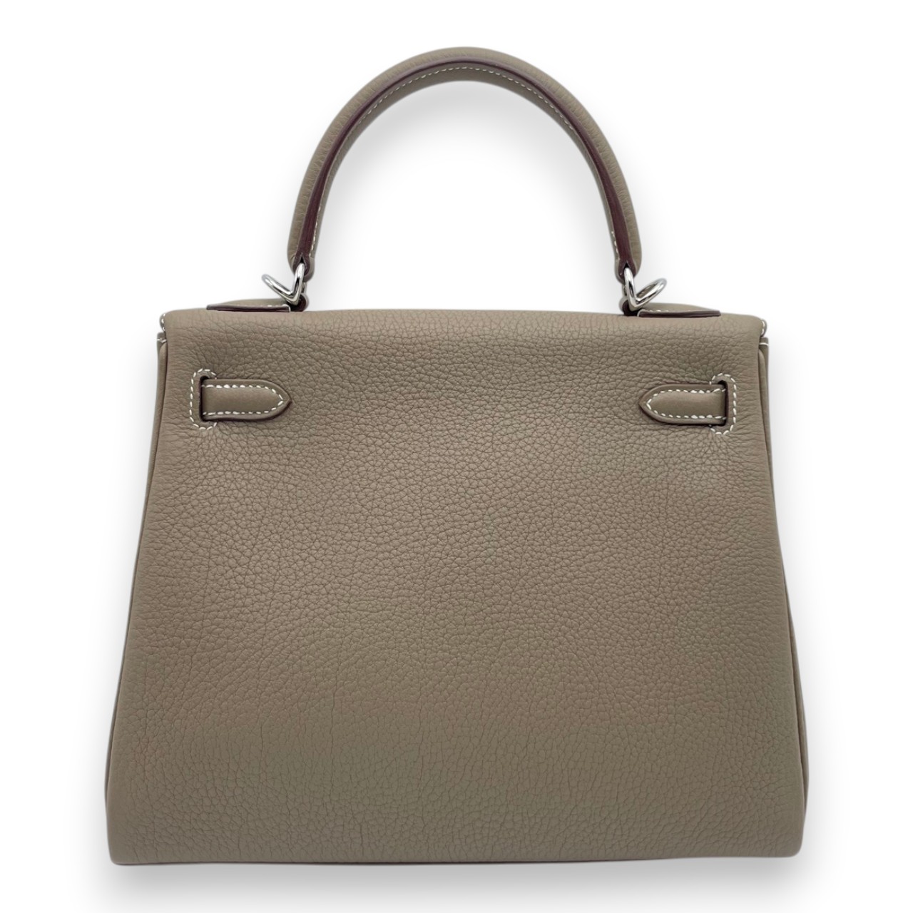 【現金特価】エルメス ケリー 25 エトゥープ トゴ シルバー金具 K刻印