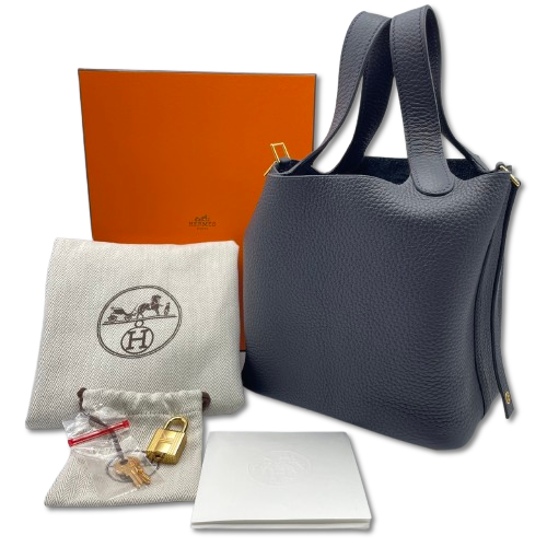 エルメス ピコタンロック PM キャバン トリヨンクレマンス ゴールド金具 U刻印