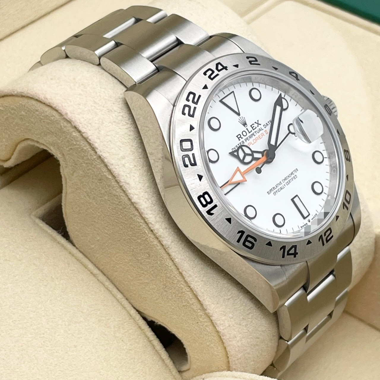 ロレックス エクスプローラーII 226570 ホワイト オイスターブレスレット 42mm