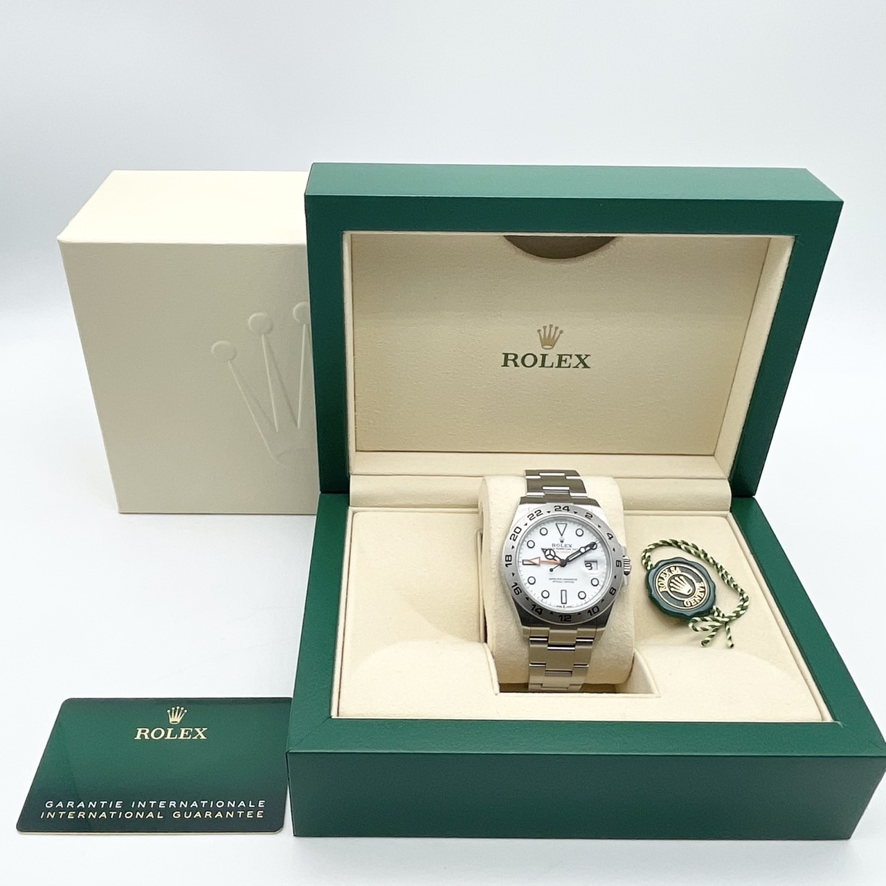 ロレックス エクスプローラーII 226570 ホワイト オイスターブレスレット 42mm