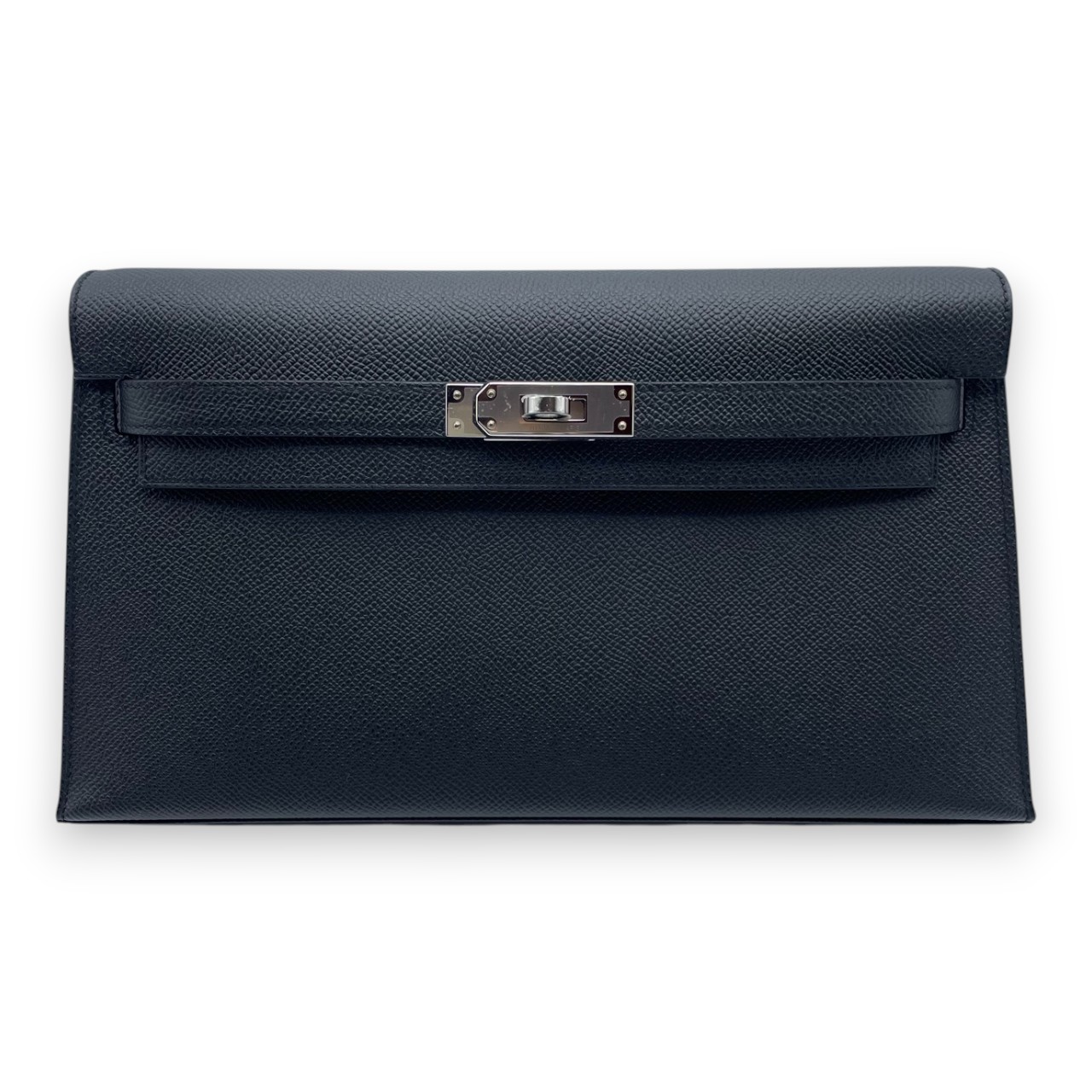 エルメス ケリーエラン 28 ノワール エプソン シルバー金具 K刻印