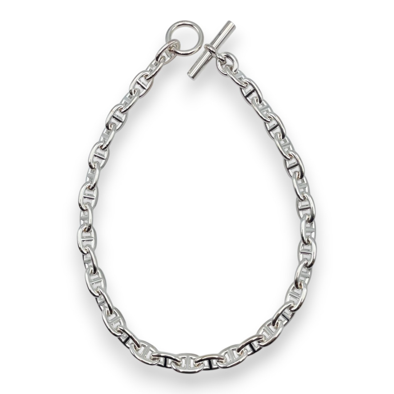 エルメス シェーヌ・ダンクル ネックレス MM シルバー925 36コマ