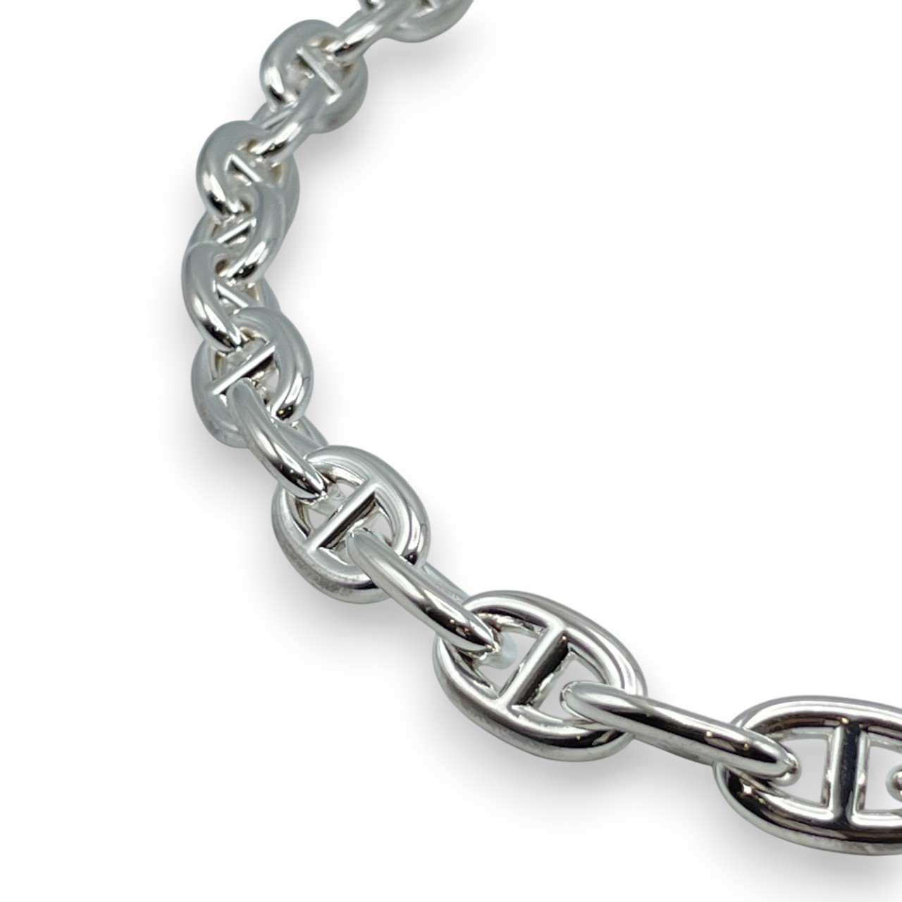 エルメス シェーヌ・ダンクル ネックレス MM シルバー925 36コマ