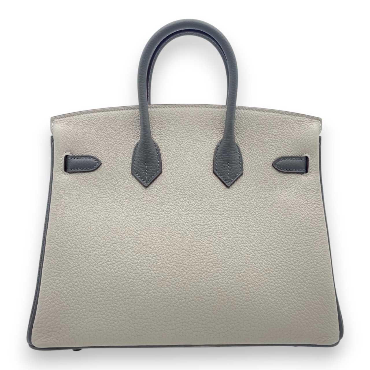 エルメス バーキン 25 ヴェルソ クレ/グリメイヤー トゴ マットゴールド金具 W刻印