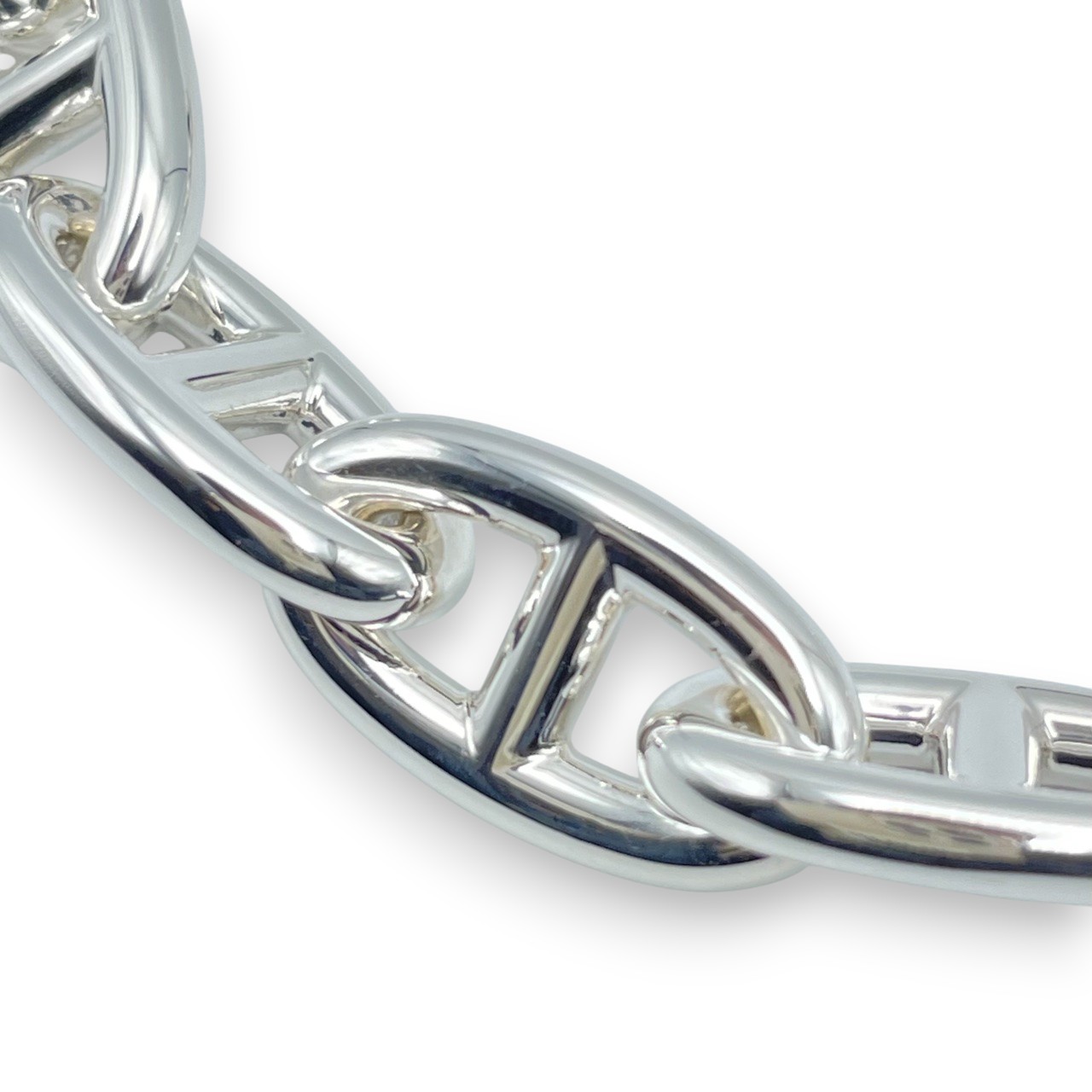 エルメス シェーヌ・ダンクル ブレスレット GM シルバー925 12コマ