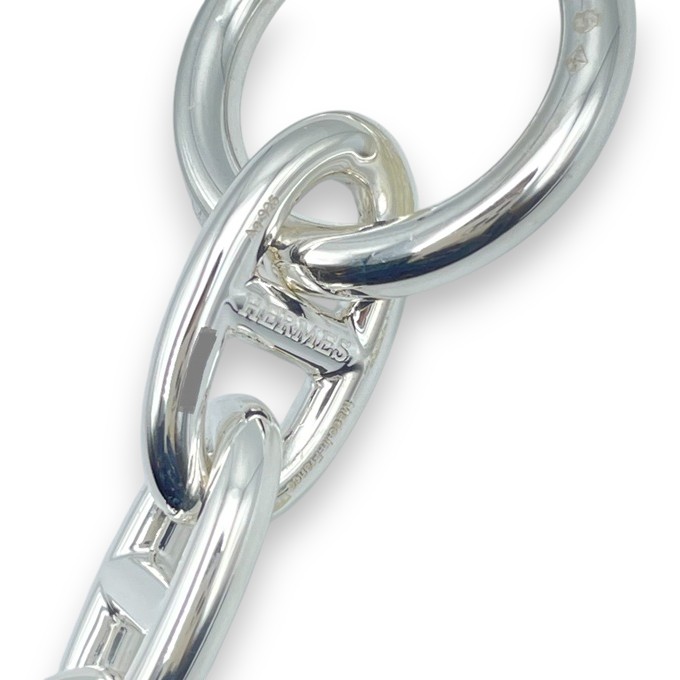 エルメス シェーヌ・ダンクル ブレスレット GM シルバー925 12コマ