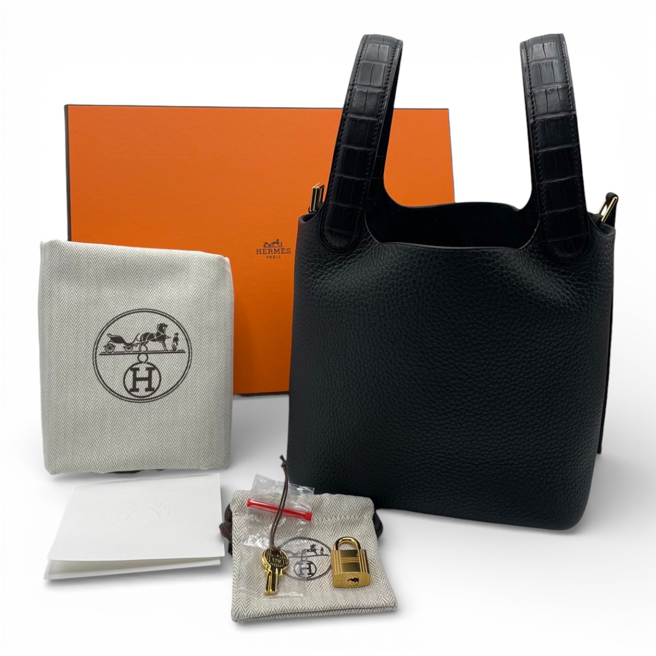 エルメス ピコタンロック タッチ PM ノワール トリヨンクレマンス