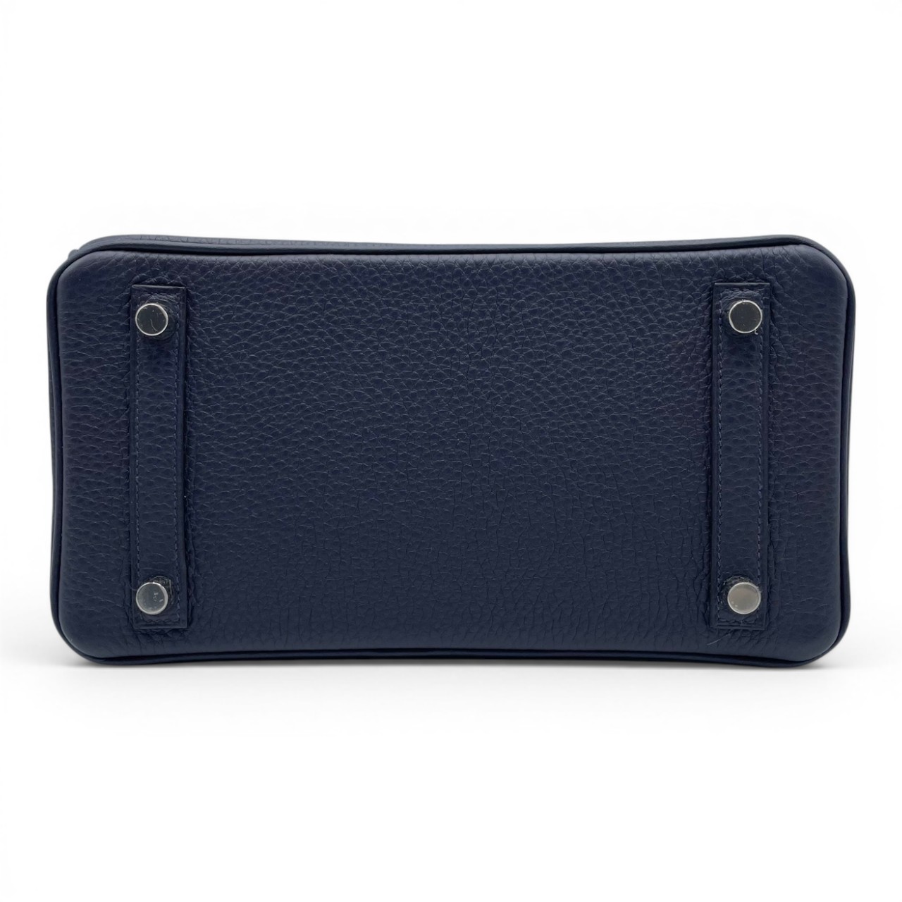 エルメス バーキン 25 ブルーニュイ トゴ シルバー金具 K刻印
